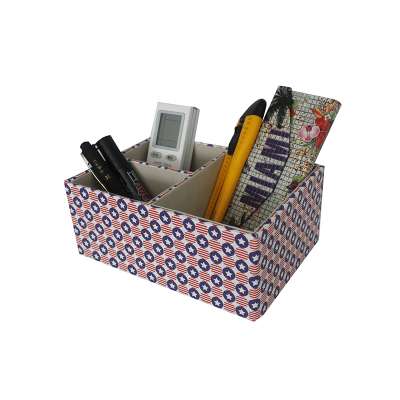 Cardboard office stationery desk accessory organizer